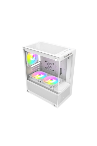 Strong Berry Beyaz 3x 120MM Argb Matx Gaming Bilgisayar Kasası Powersız