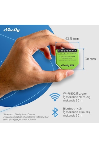 Shelly Dimmer Gen3 Akıllı Led Dimmer Kontrol Rölesi