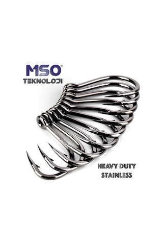 MSO VIP Kalite Süper Güçlü Paslanmaz Çelik Olta SS 10827 İğne