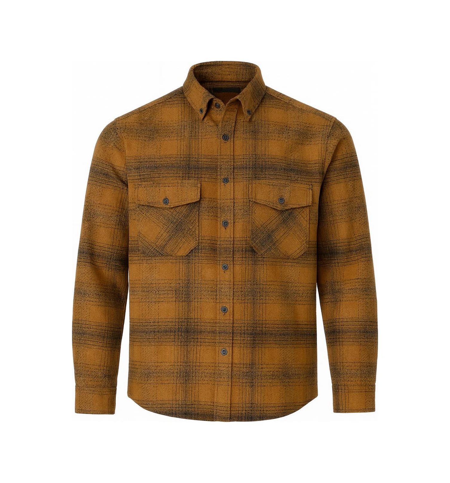 Fabio Cassani Erkek Kışlık Hakiki Oduncu Gömleği - 7403 Gri