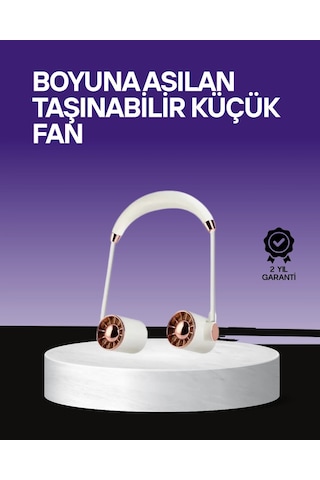 Mey Najmaddin Boyun Askılı Katlanabilir Fan 1000 Mah Usb Şarjlı Taşınabilir Najmaddin