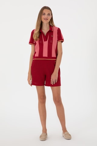 U.S. Polo Assn. Us. Polo Assn. Kadın Şort Bordo