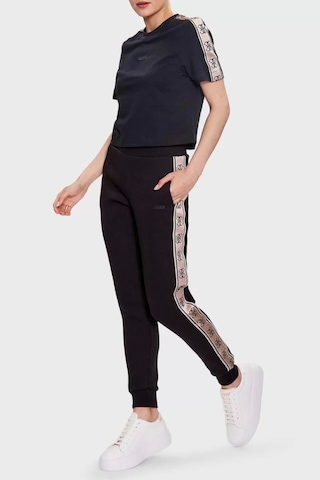 Guess Kadın Yan Logolu Jogger Pantolon Siyah