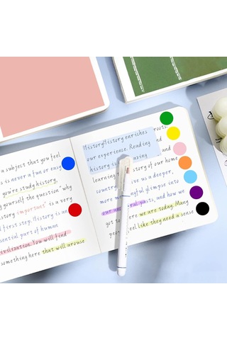 Aubyhe 1000 Adet Kırmızı 13mm Daire Etiket - Otomatik Yapışkan, Kalın Yapışkanlık, Kolay Yazdırılabilir, Ev/school/ofis Kullanıma Uygun Nokta Etiketleri 1000 Adet