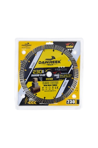 Dawreek Dt015cd 230mm Premium Segmentli Elmas Testere Beton Beton-duvar-tuğla