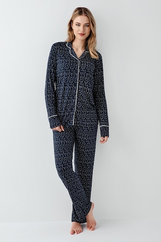 Arnetta Kadın Lacivert Gömlek Pijama Ar3430-s-v1 Lacivert