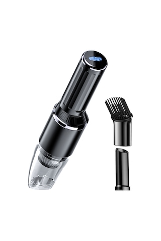 Tenfowee Q19 Siyah Kablosuz El Fırçası Süpürge: 120w Güçlü, 2000pa Emme, Ev Ve Araç İçin Uygun, 150ml Depo Kabı