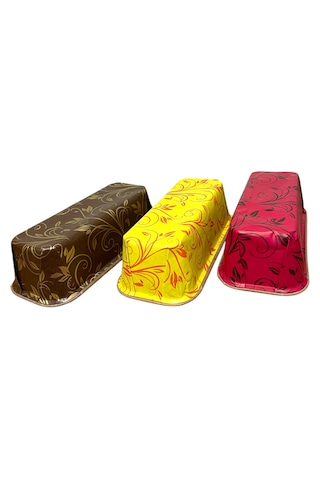 Kırmızı Baton Kek Kalıbı 150x65x50 5 Adetli