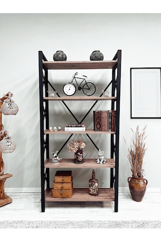 Tanraf Dekoratif Kitaplık 180x90 Atlantik Çam