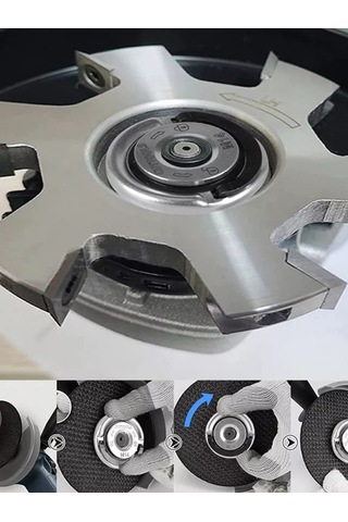 Net 125mm Taşlama İçin Hızlı Sıkma Somunu 225866160