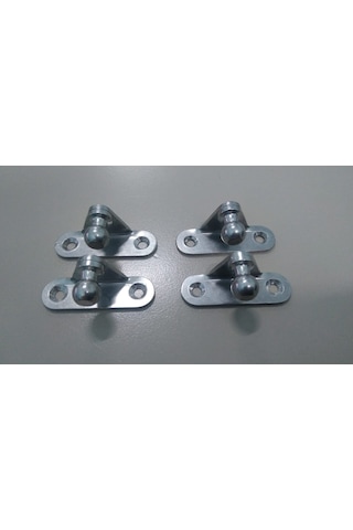 Paslanmaz 316 4 Adet Braket Bağlantı Aparatı Amortisör-dolap Krom