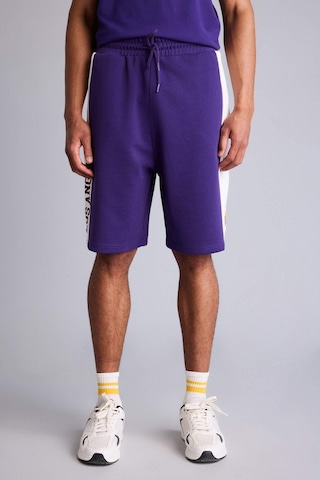 Defacto Nba Los Angeles Lakers Baggy Fıt Şort H3427ax26smpr299 Mor-pr299