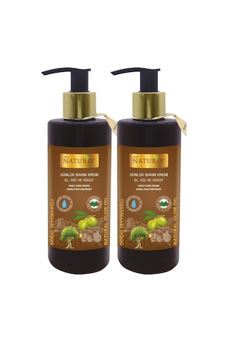Naturix Doğal Zeytinyağlı El Yüz ve Vücut Kremi 2 x 250 ML
