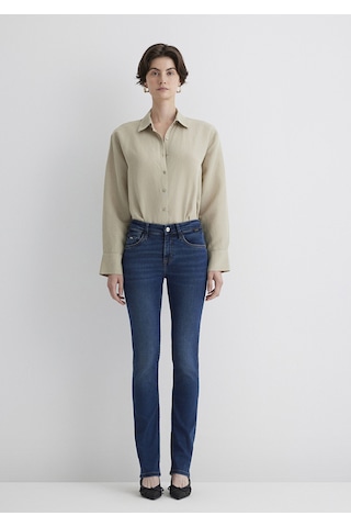Mavi - Mona Gold Klasik Vintage Koyu Mavi Jean Pantolon 1049787784 Gece Mavisi Lacivert
