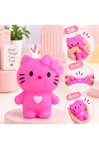 Özel Üretim Hello Kitty Tasarımlı - 12'li Paket Oyun Aksesuarı El Egzersizi Hobi Gereci
