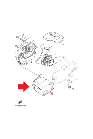 Yamaha Bws 100 Or. Silindir Hava Kapağı 5Fa-E2651-11