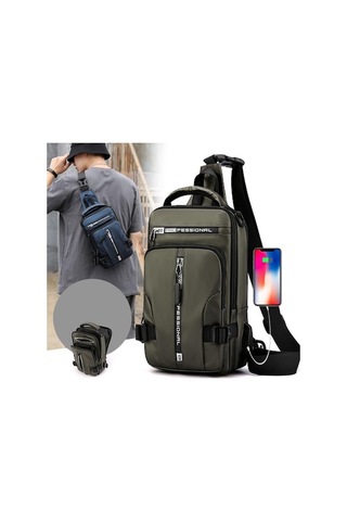 Xianwen Mufunye Çok Amaçlı Şık Ve Pratik Sırt Çantası, Usb Yeşil