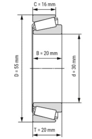 Koyo 33006jr 30x55x20 Rulman