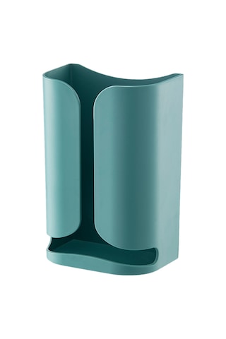 Springsun Duvar Tipi 2'si 1 Arada Kağıt Havlu Ve Çöp Poşeti Dispenseri - Pratik Tasarım Yeşil
