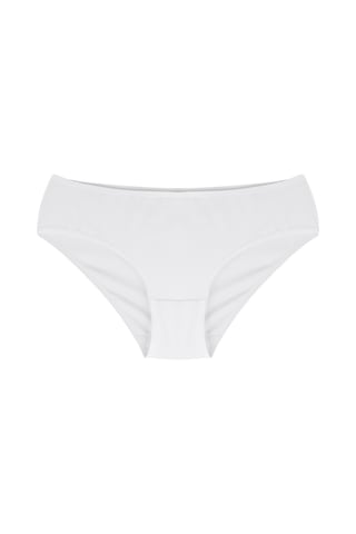 Penti Optik Beyaz Cover 3lü Pamuklu Slip Külot