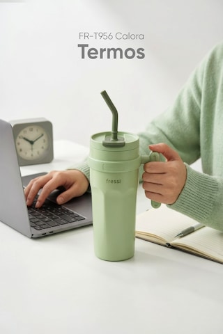Fressi Calora Termos Paslanmaz Çelik 950 Ml Fr-t956 Yeşil