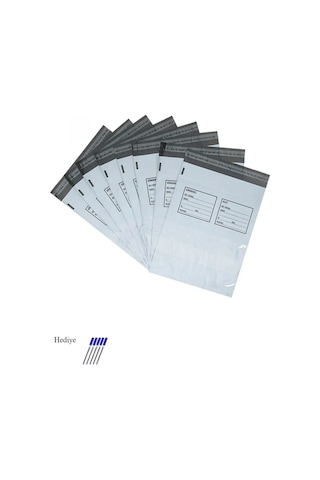 Büyük Boy Cepli Kargo Poşeti 35x45+5 Cm - 300 Adet 40+40 80 Mikron