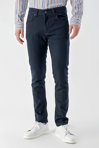 Morven Erkek Lacivert Mevsimlik Pamuk 5 Cep Slim Fit Jean Pantolon 25ms003008200 Lacivert Lacivert