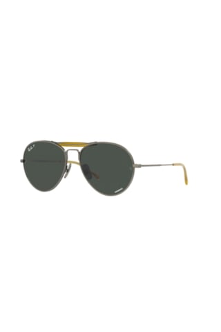 Ray-Ban 8063 9208k8 Polarize Chromance Titanyum Erkek Güneş Gözlüğü