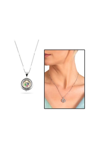 Multicolor Zirkon Taşlı Oval Tasarım At Nalı Detaylı 925 Ayar Güm (475775325)