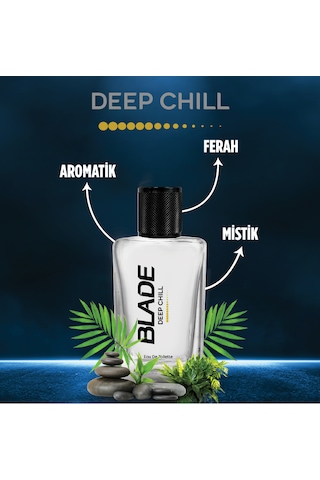 Blade Deep Chill Erkek Parfüm EDT 70 ML + Deep Chill Erkek Sprey Deodorant 3 x 150 ML