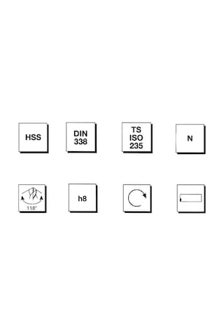 MTE 6,3 mm Haddeli Metal Matkap Ucu HSS DIN 338