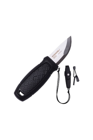 Morakniv Eldris Siyah -Mora Kamp Bıçak- Ateş Başlatıcı Bulunan Kit il Siyah