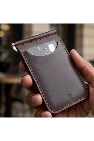 Parla Leather Cavana El Yapımı Hakiki Deri Erkek Cüzdan Taba