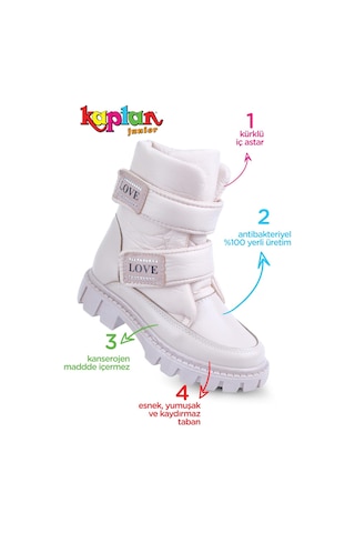 Kaptan Junior Kız Çocuk Botu Fenk 550 Krem
