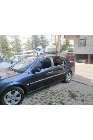 OPEL VECTRA C CAM ÜST KROM PASLANMAZ ÇELİK 4 PARÇA SADECE ÜST