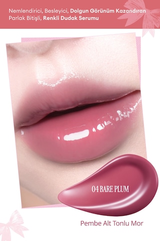 Clıo Glaze Lip Serum 04 Bare Plum