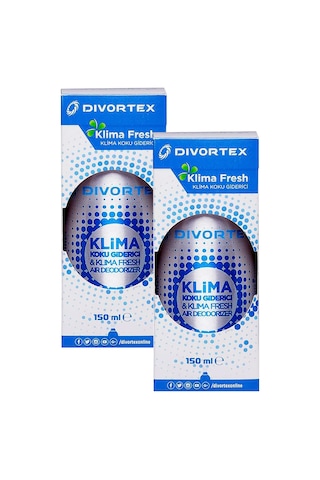 Divortex Klima Fresh - Temizleyici Klima Bombası Limon 2 x 150   Ml