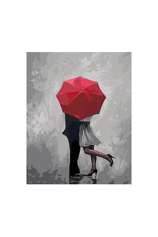 Kaçak Aşk Çerçevesiz 70x90 Cm Sayılarla Boyama Hobi Seti