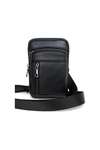 Erkek Çanta Omuz Askılı Çanta Postacı Erkek Omuz Çantası Siyah