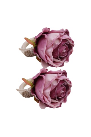 Springsun 2 Adet Mor Simülasyon Çiçekli Servis Peçete Kalkanı - Çiçek Desenli Masa Dekorasyon Aksesuarı Cjk-6620