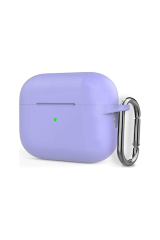 E2m Aırpods Uyumlu 1-2 Kılıf Sense Silikon Lila Lila