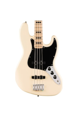 Squier Affinity Active Jazz Bass Akçaağaç Klavye Bpg Olympic White Bas Gitar