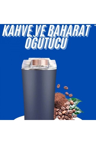 Lezzet Makinesi 3000 200w Kahve Ve Baharat Öğütücü Paslanmaz Çelik Bıçaklı Çok Renkli