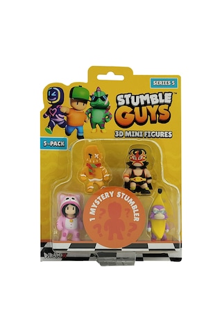 Stumble Guys Üç Boyutlu Beş Parça Mini Figür Set 5