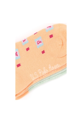 U.s. Polo Assn. Kız Çocuk Somon Soket 50298853-vr047 Somon