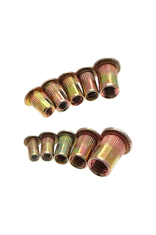 Trendooze Ve Tamir Somun Seti Parça Kutusu Kaplı Cıvata Çinko Çelik Çekme 300 Kb