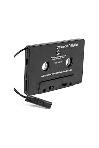 Samdoo Bluetooth Kaset Dönüştürücü, Araçta Müzik Çalar,免提 Arama, Mp3/mp4 Destekli, Tekrarlı Şarjlı Pil, Kaliteli Sesli Siyah Abs Konverter