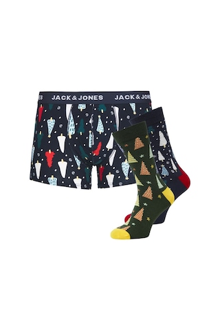 Jack & Jones Jacnavy Tree Giftbox Erkek Lacivert Hediye Seti - 12228074