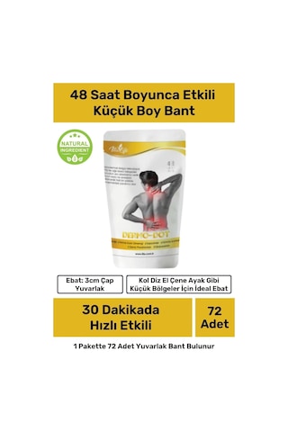 İlla Life Dermo-Dot Yuvarlak Yapışkan Bant 72 Adet