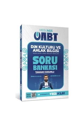 Yediiklim 2027 Öabt Meb-ags Din Kültürü Ve Ahlak Bilgisi Öğretmenliği Soru Bankası Çözümlü - Burhan Karakışla